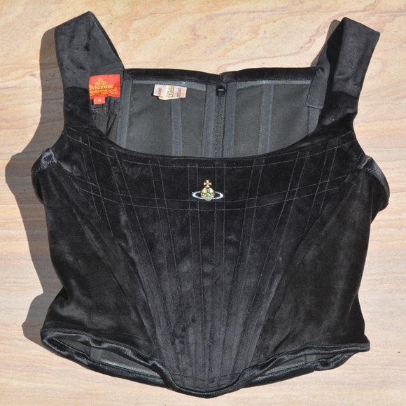 Vintage Vivienne Westwood Black Corset Top - Picture 2 of 2